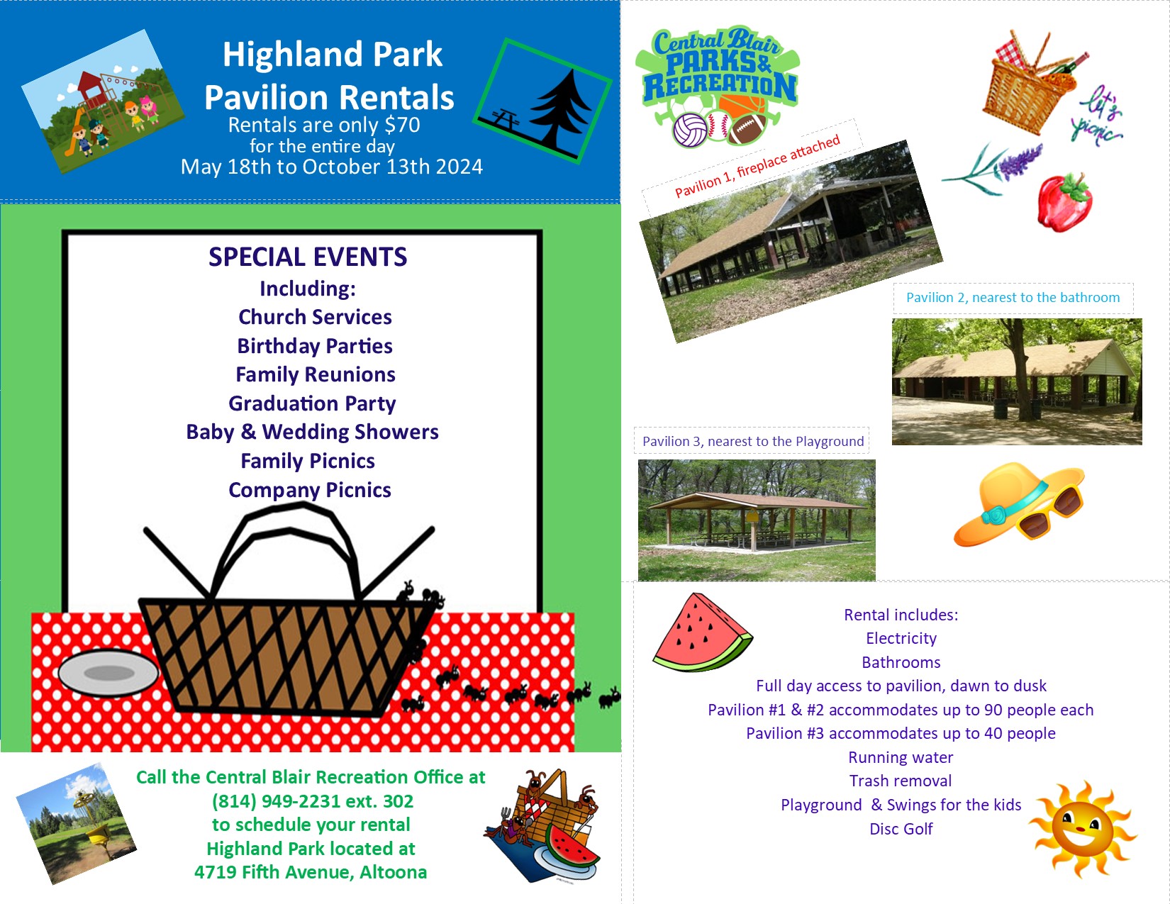 Highland Park Rental Info Graphic