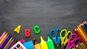 a picture of a blackboard covered with colorful