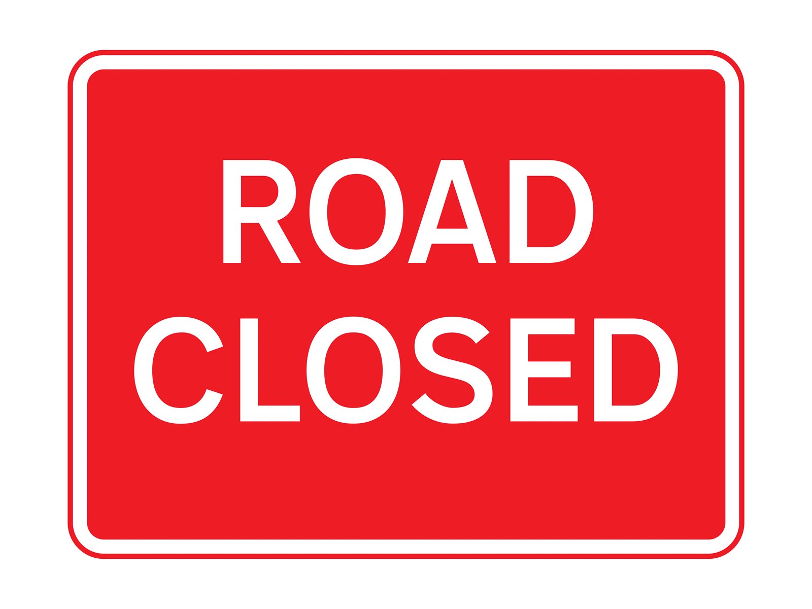 Road Closed