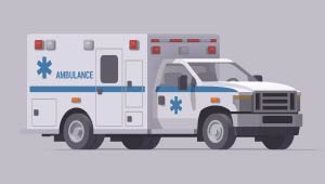 Graphic of an Ambulance