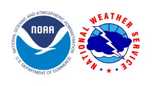 NOAA and NWS Logo.