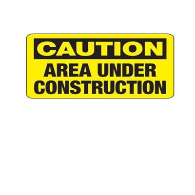 construction area sign